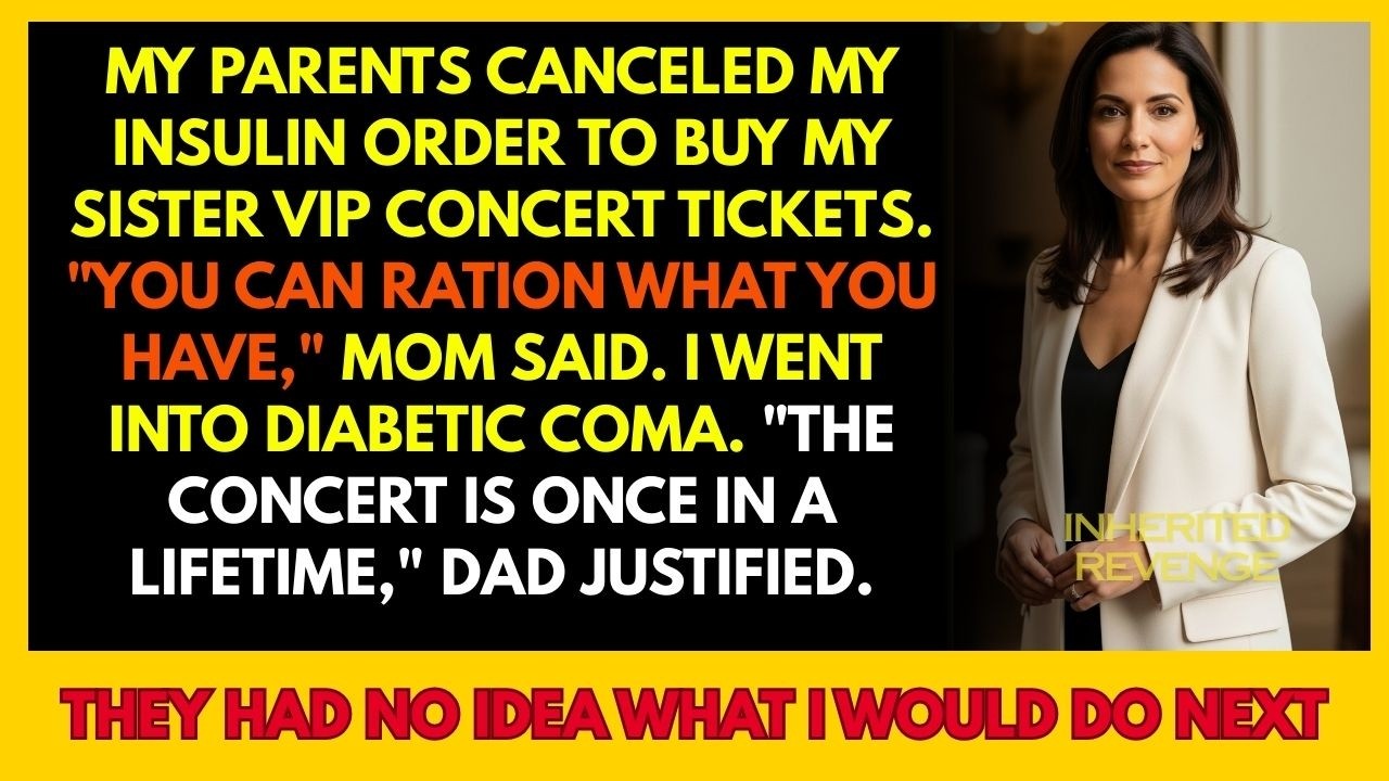 My Parents Canceled My Insulin Order to Buy My Sister Concert Tickets I Made Sure They Faced Justice