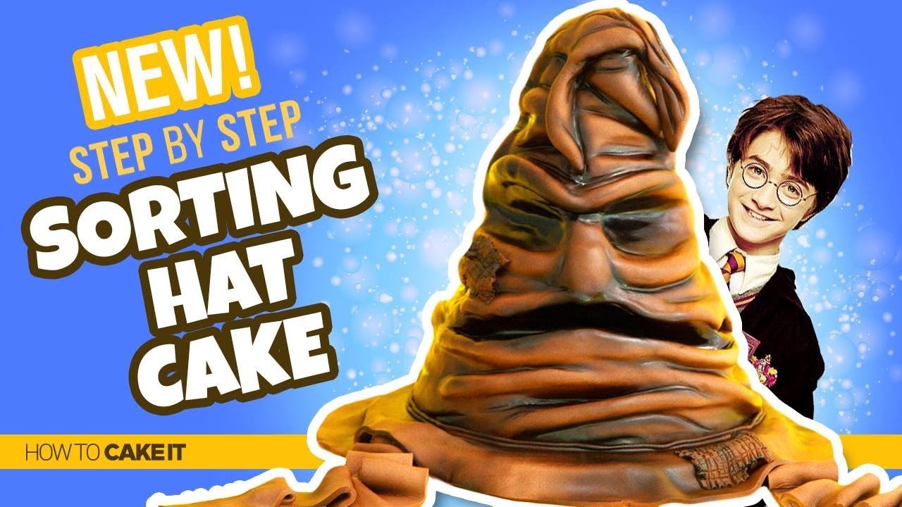 How To Make A Sorting Hat!! | HARRY POTTER CAKE by Shannon Murphy | How To Cake It Step By Step