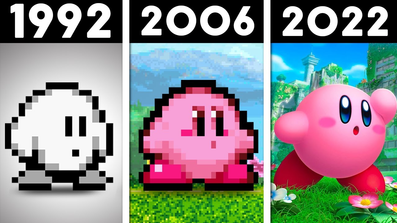 EVOLUÇÃO INCRÍVEL DO KIRBY