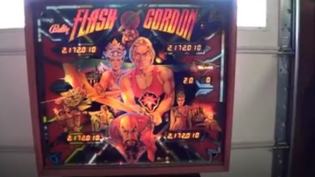 FLASH GORDON PINBALL MACHINE - BY BALLY 1981