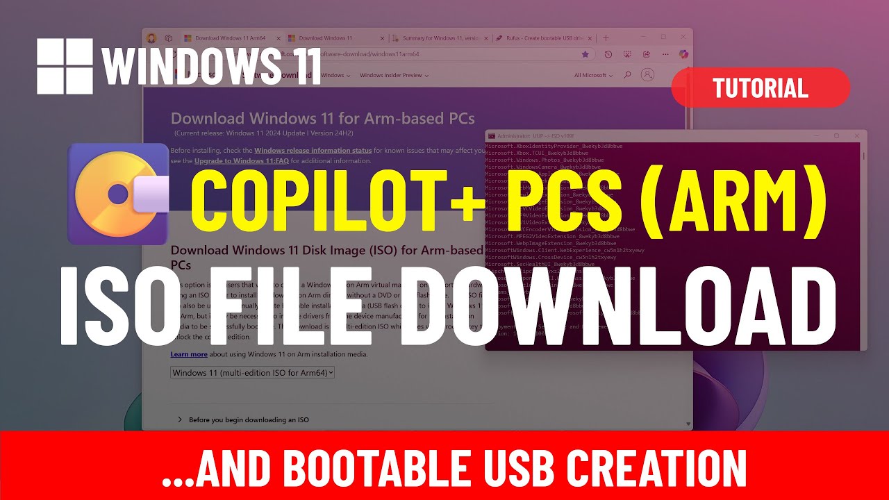 Windows 11 24H2 ISO for ARM devices download (Copilot+ PCs)