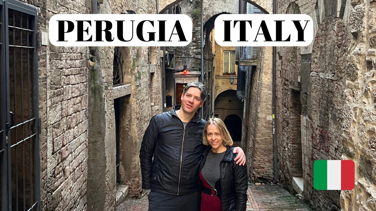 Inside Perugia, Italy: Christmas Wintertime
