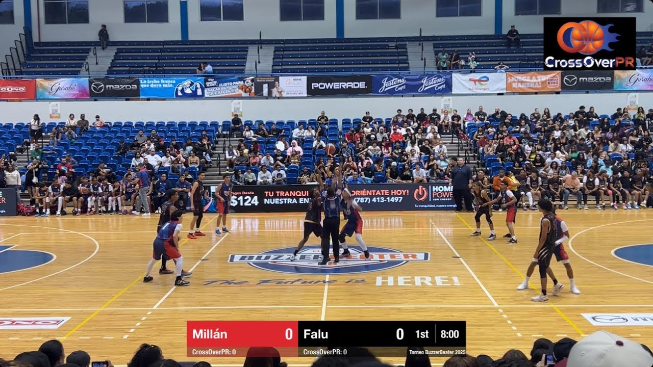 Angel P. Millan vs Pedro Falú Seniors, Torneo BuzzerBeater 2025.