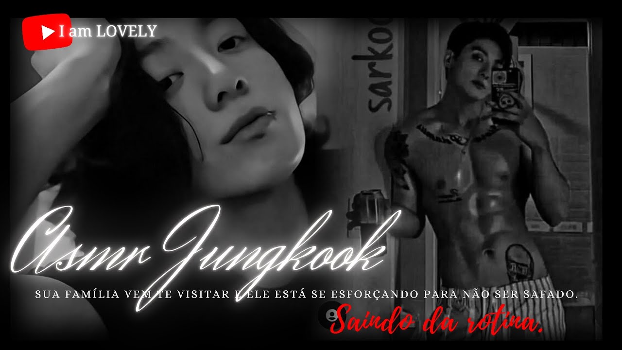 Quando a sua família vem te visitar e ele está fazendo de tudo para não ser sªfad0.|Asmr jungkook