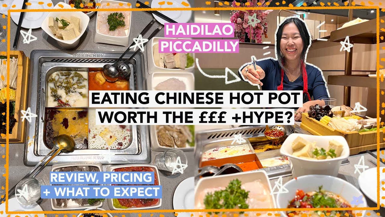 Eating Chinese Hot Pot in London - Worth the &pound;&pound; and Hype? (Haidilao Piccadilly Circus) | Food Vlog