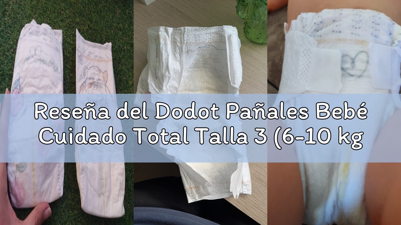 Reseña del Dodot Pañales Bebé Cuidado Total Talla 3 (6-10 kg), 138 Pañales, Suave Protección de la P