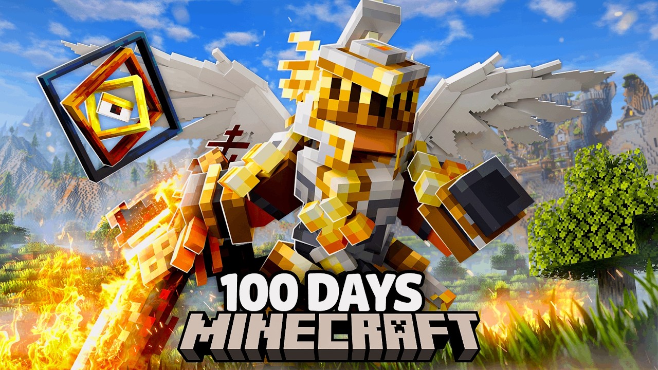 I Survived 100 Days as a HOLY PALADIN in CRAFTORIA RPG...