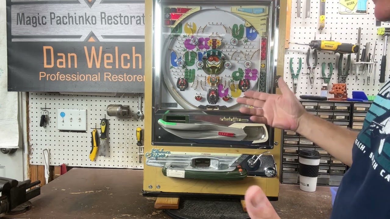 1973 Nishijin Model B Vintage Pachinko Machine Fully Restored