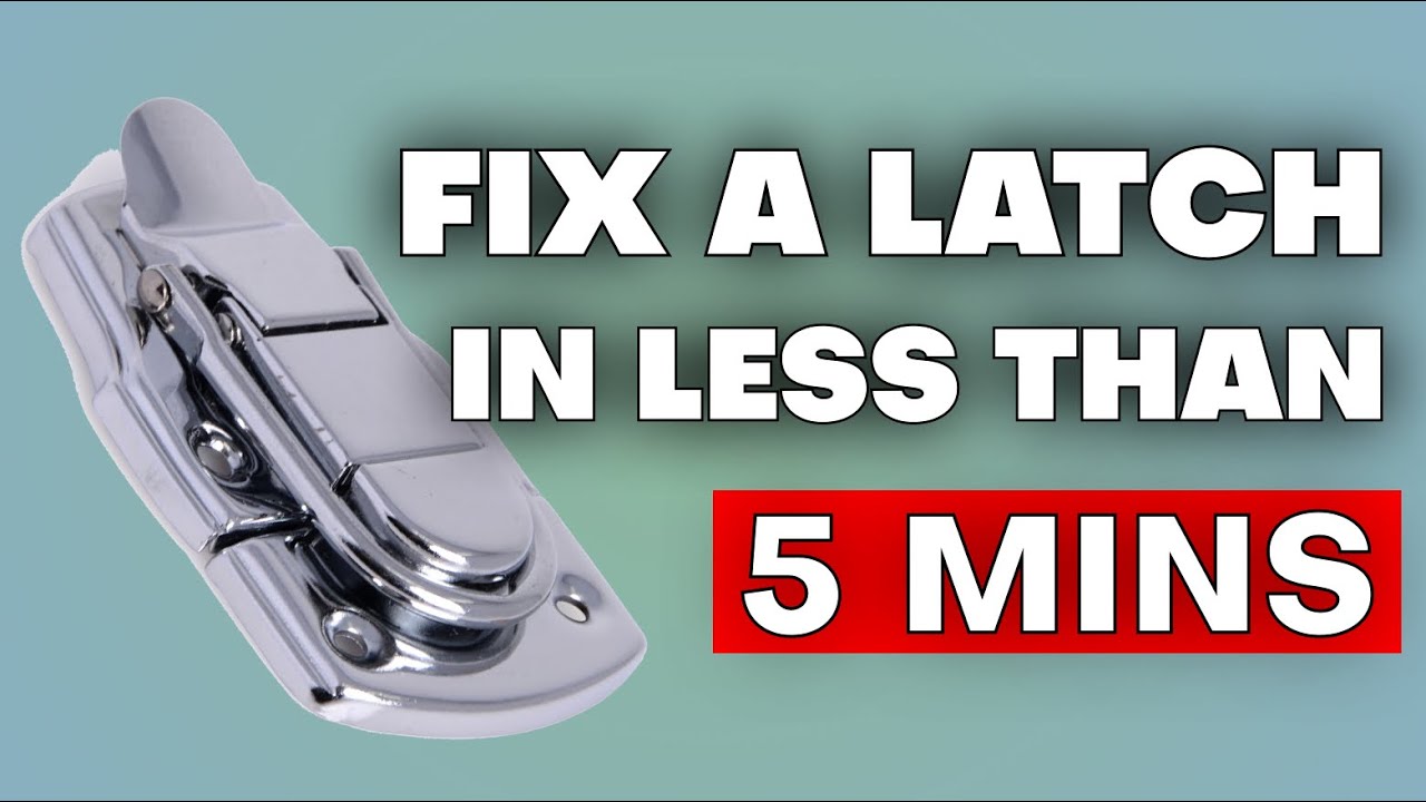 Fix a guitar case latch in less than 5 mins