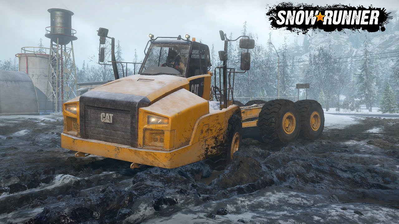SnowRunner | ALASKA (Mountain River) - NEW Vehicle !!! (Restore the Caterpillar 745C) 2K gameplay