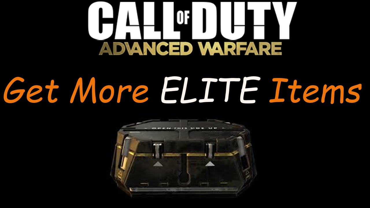 Advanced Warfare - How To Get More ELITE Supply Drops (tips and tricks)