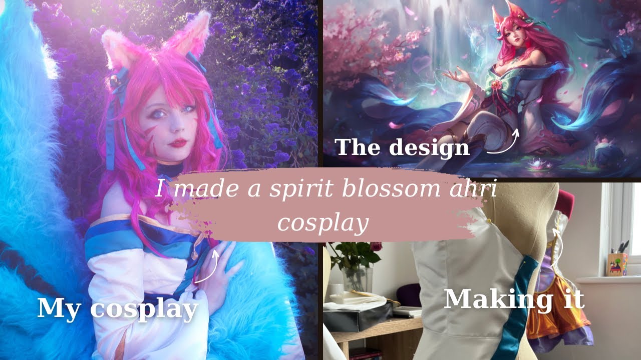 I made my dream league of legends cosplay - spirit blossom ahri