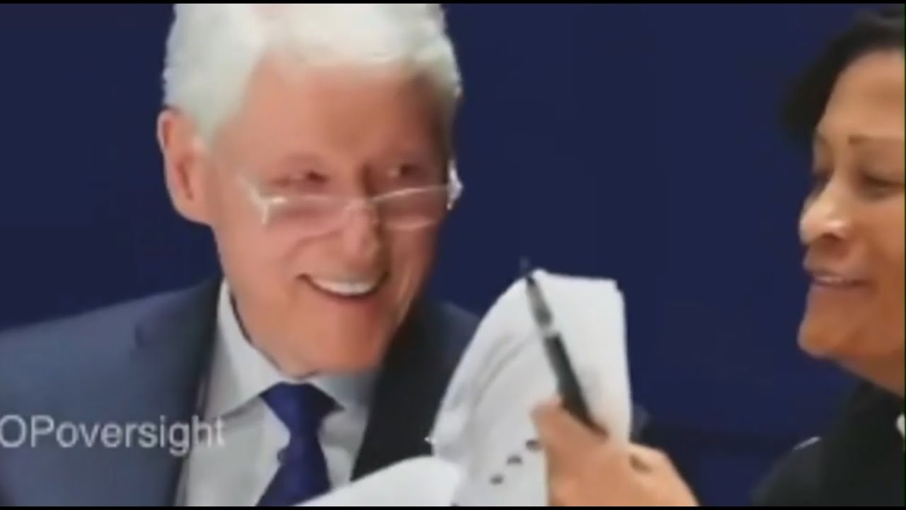 Clinton's hilarious reaction to old Epstein photos