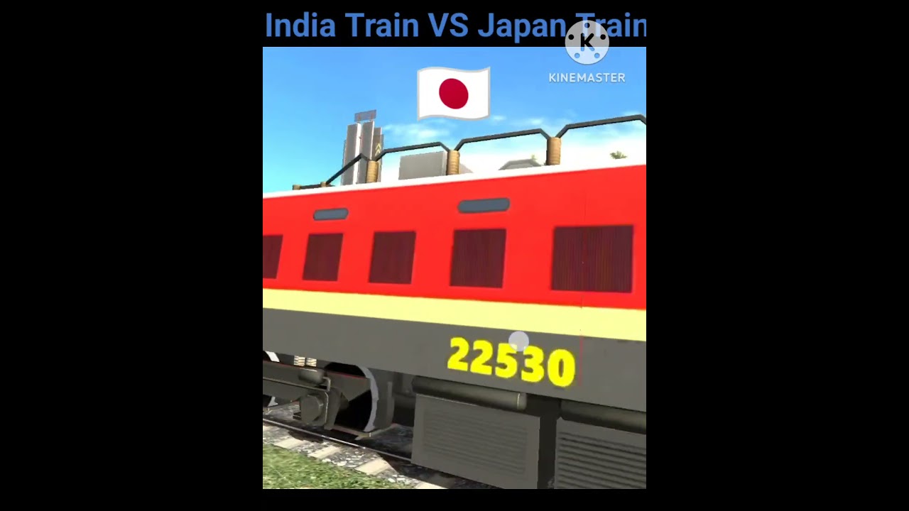 Indian bike driving 3D#India train VS Japan train 🚆🚂# gaming video#