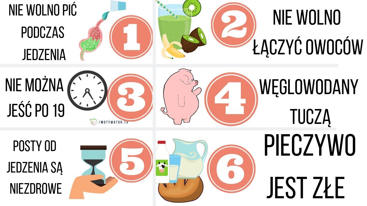 6 Mało istotnych elementów zdrowego odżywiania - robisz to źle!