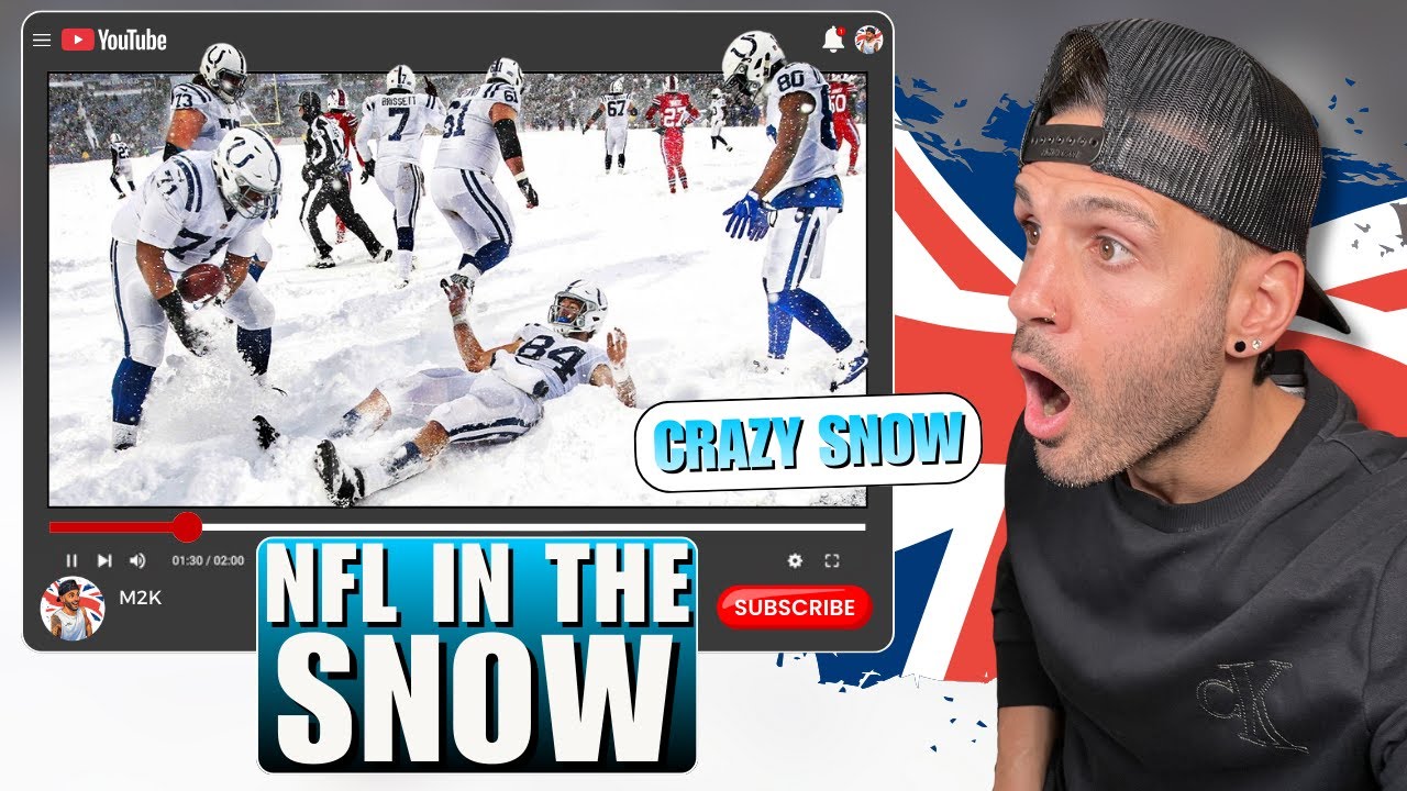 Shocked British Guy Reacts to Craziest Snow Moments in NFL History!