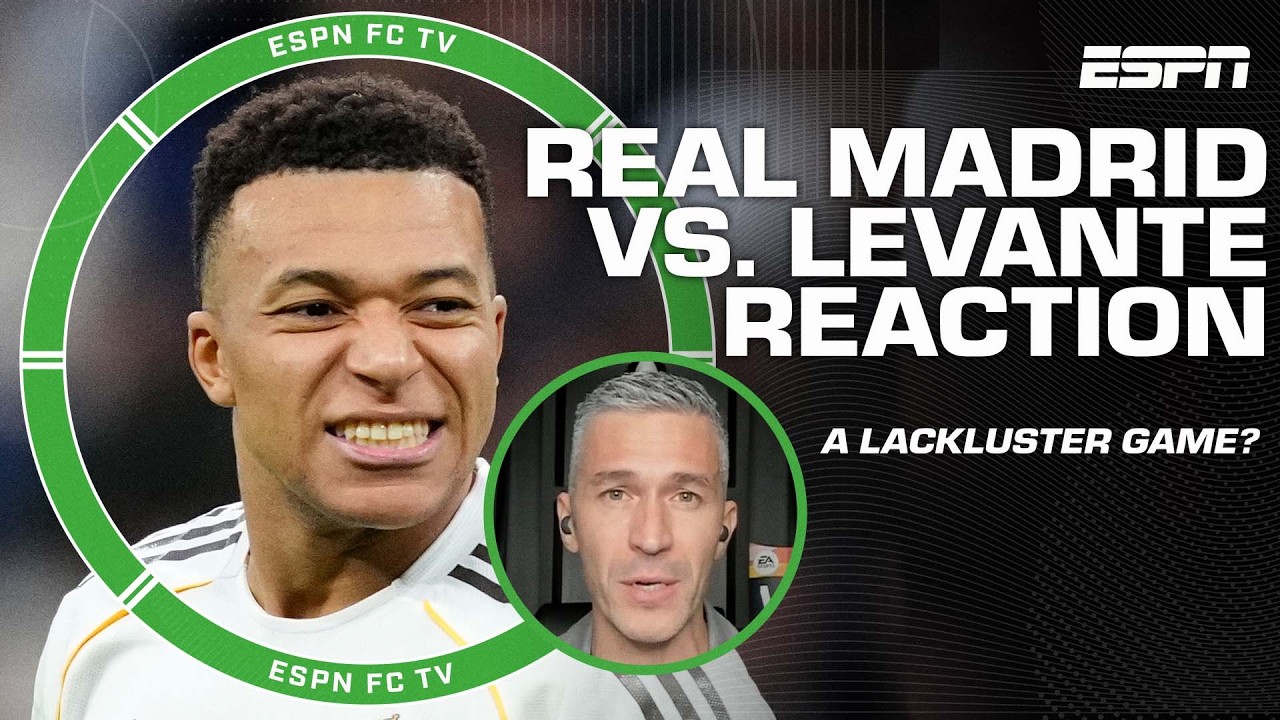 Real Madrid needs to SHOW US MORE! - Ale Moreno on lackluster game vs. Levante | ESPN FC