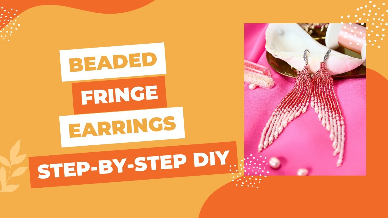 EASY Fringe Earrings | Beginner-friendly Beading Tutorial