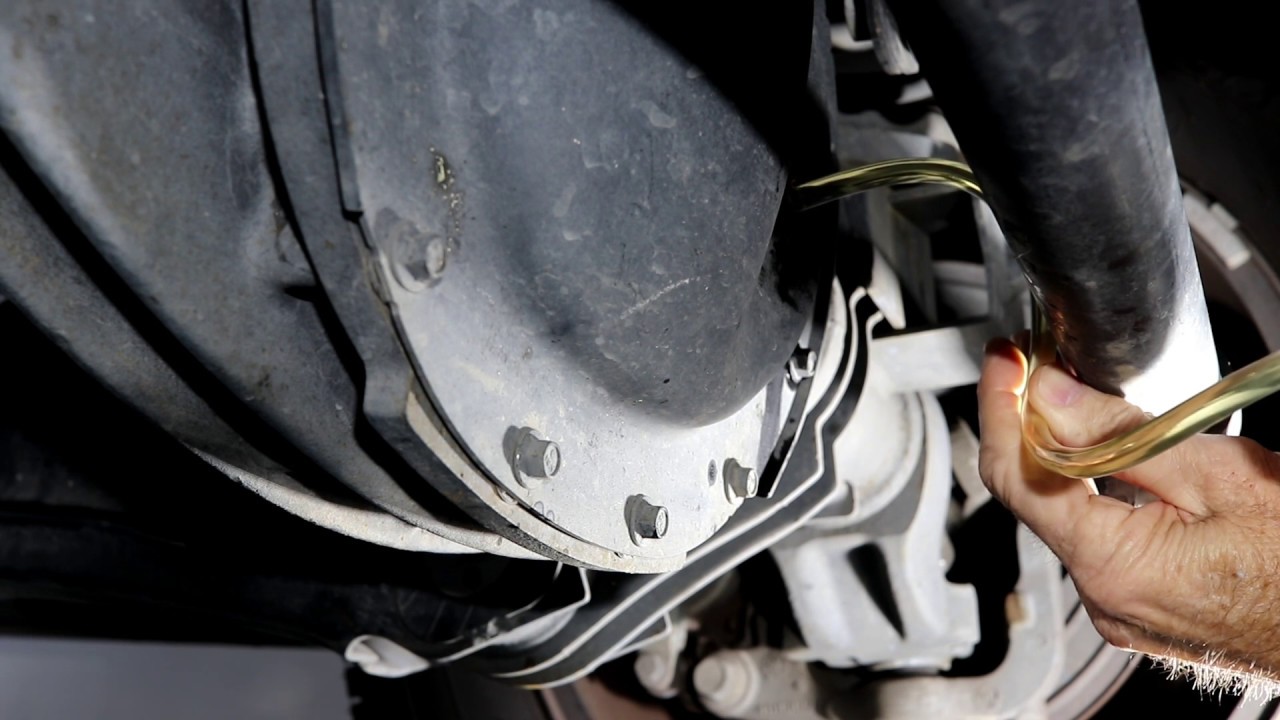 RAM 2500 4 x 4 front differential lube oil change