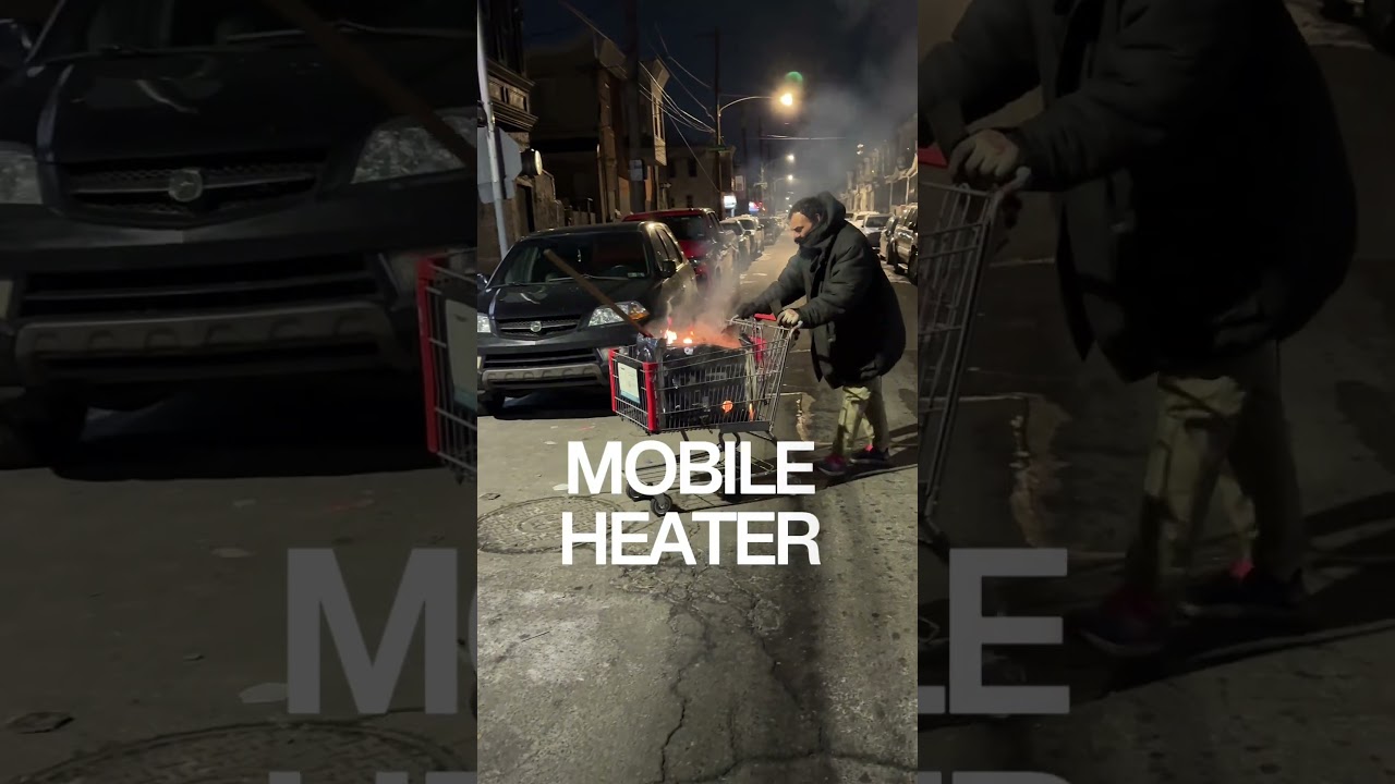 A mobile heater in Kensington 