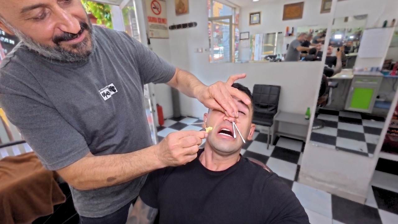 ASMR Absurd Turkish Barber Massage & Makeover