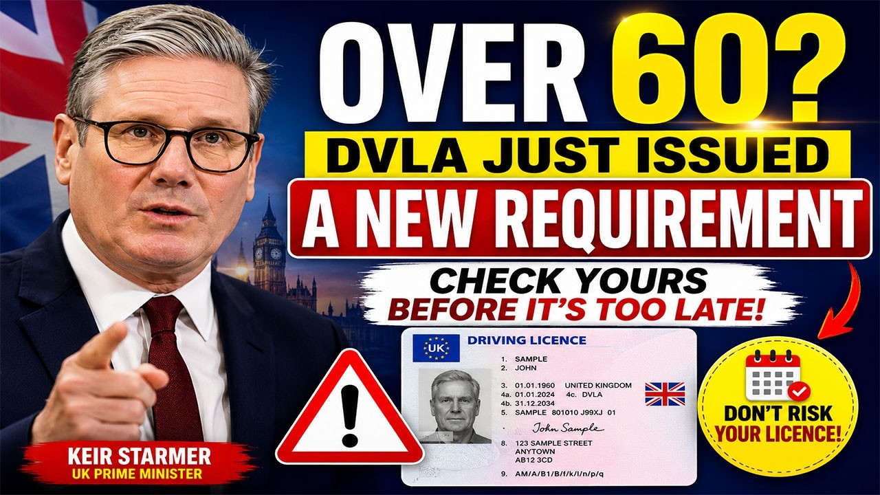 Вам за 60? DVLA ввели новые требования &mdash; проверьте свои данные, пока не поздно!
