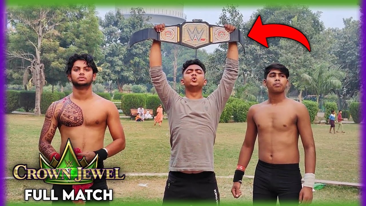 WWE - Roman Reigns vs LA Knight Crown Jewel 2023 Full Match | Backyard Wrestling