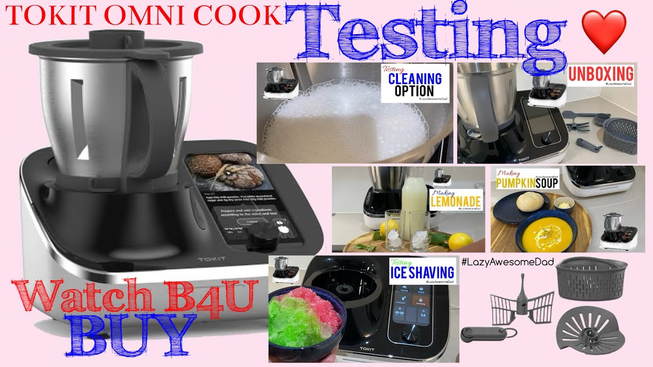 Best UNBOXING & Testing RECIPES - TOKIT OMNI COOK alternative to THERMOMIX TM6 ?