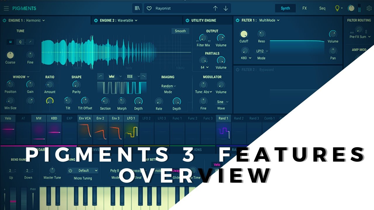 Pigments 3 Overview + Psy-Trance Preset Creation