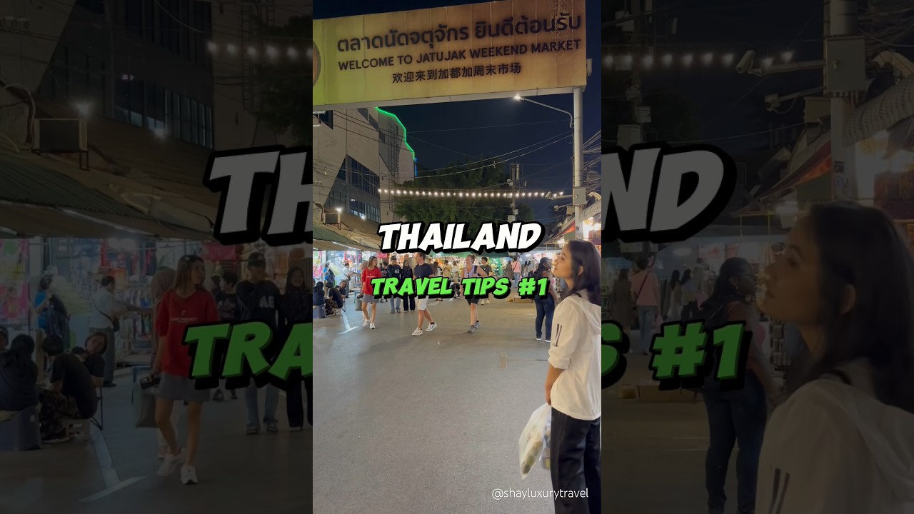 What is THE best time to go to Chatuchak Weekend Market in Bangkok? 🤔🇹🇭 Thailand Travel Tips 1 🙏