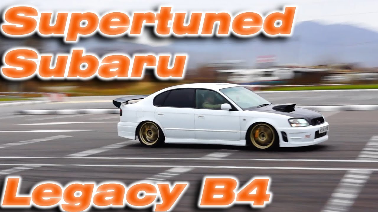 Super tuned non-compromise Subaru Legacy B4 parallel twin turbo 6 manual, stock rival