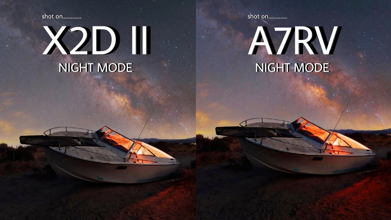 The New Hasselblad X2D II 100C VS Sony A7RV | NIGHT MODE | Camera Test 