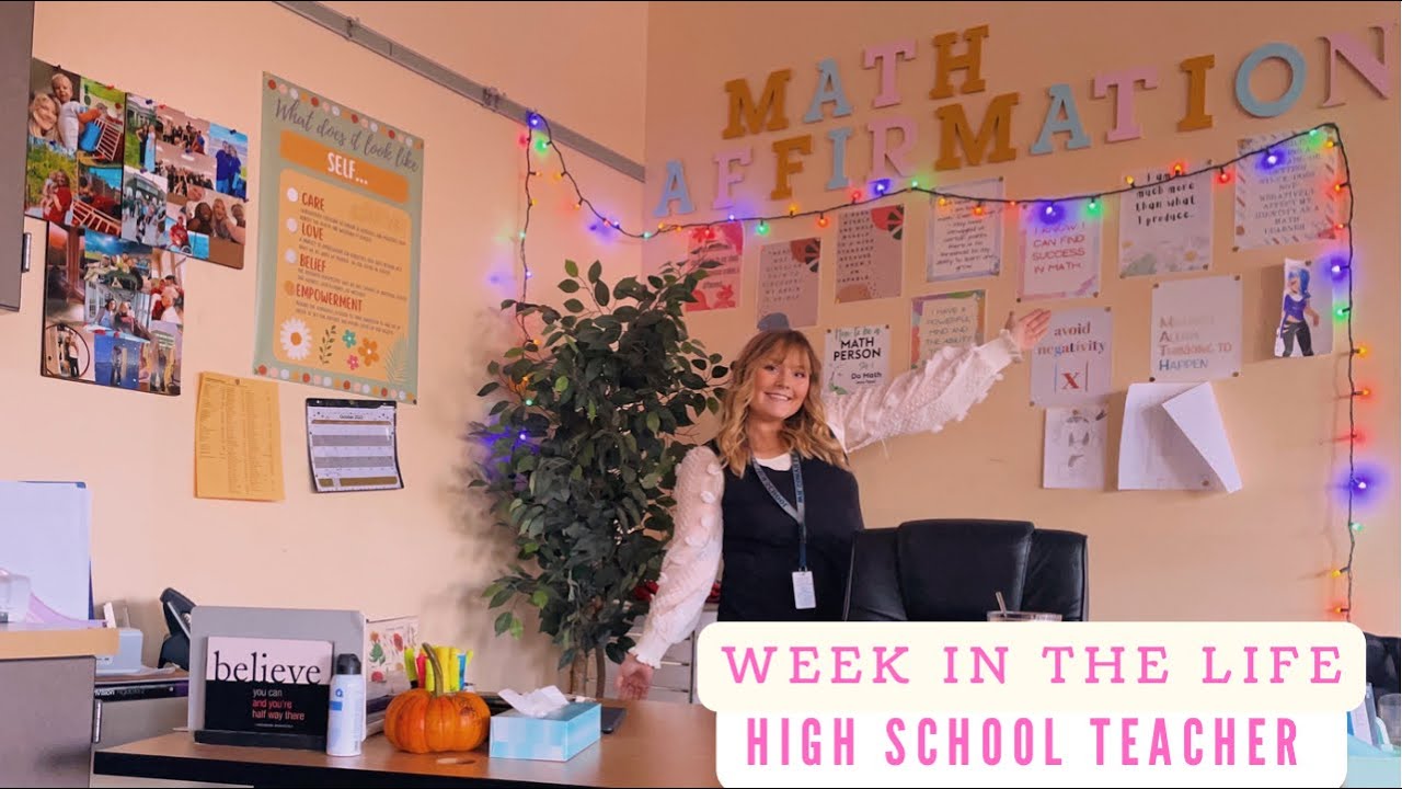 WEEK IN THE LIFE | HIGH SCHOOL MATH TEACHER