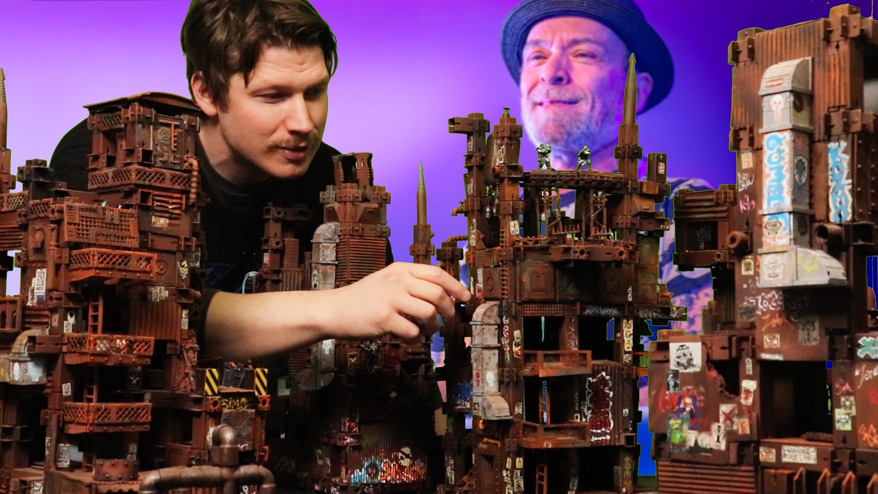 Невероятный миниатюрный мир, созданный вручную рок-звездой | Некромунда-Сити от Polo