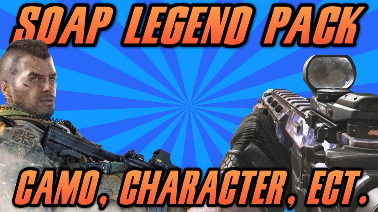 Ghosts : Soap Legend Pack Camo, Character, Retina Gameplay! 