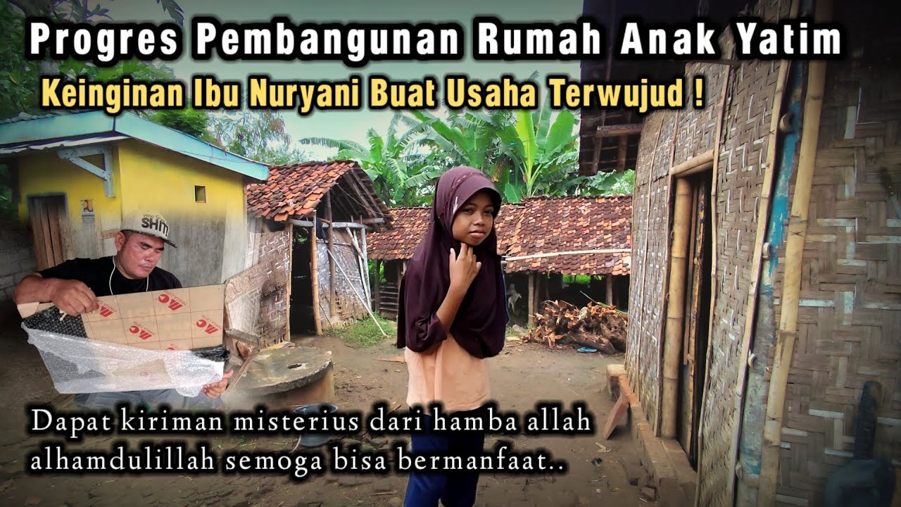 AKHIRNYA KEINGINAN IBU NURYANI SELAMA INI BISA TERWUJUD, MASIH BANYAK YG PEDULI DENGAN KELUARGA INI