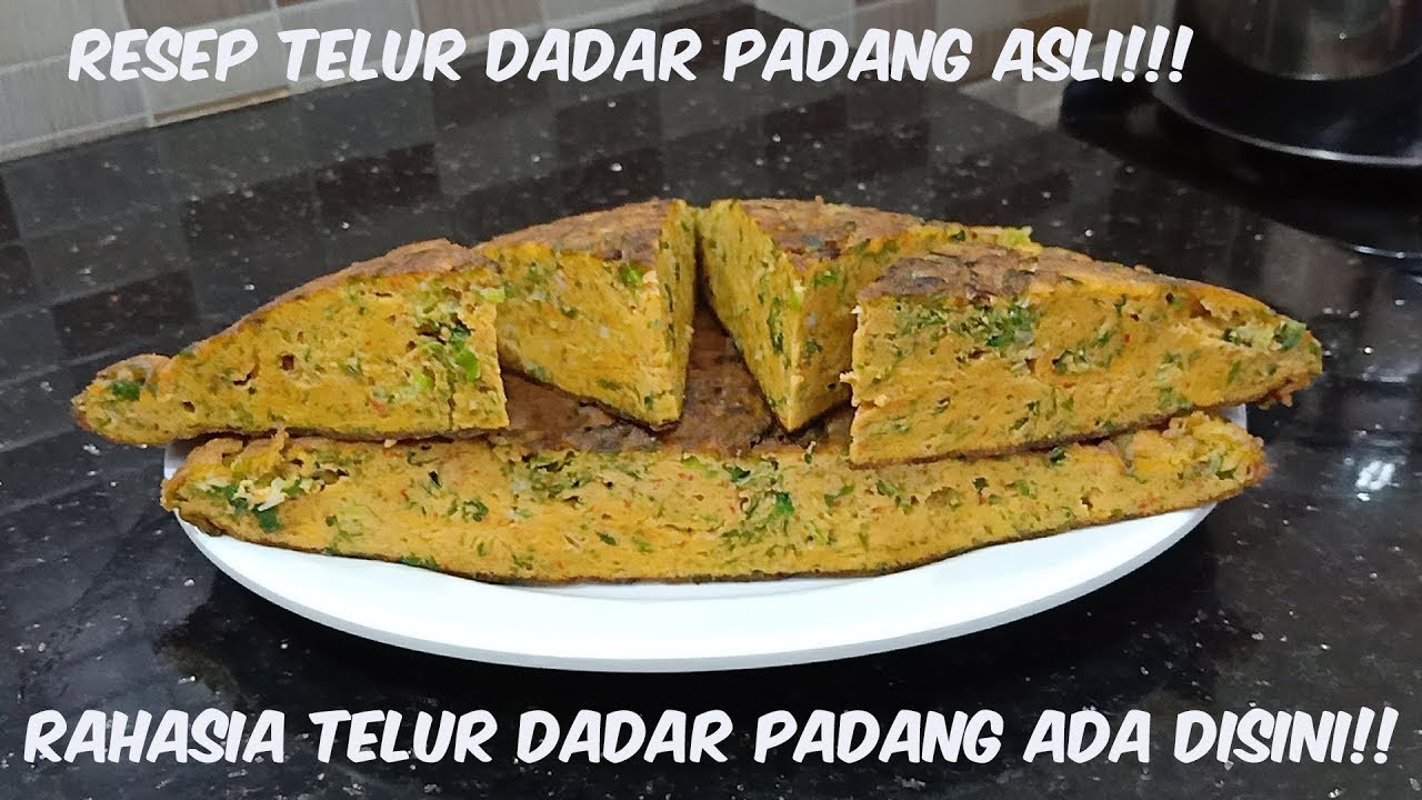RESEP TELUR DADAR PADANG YANG SABANANYO!!!