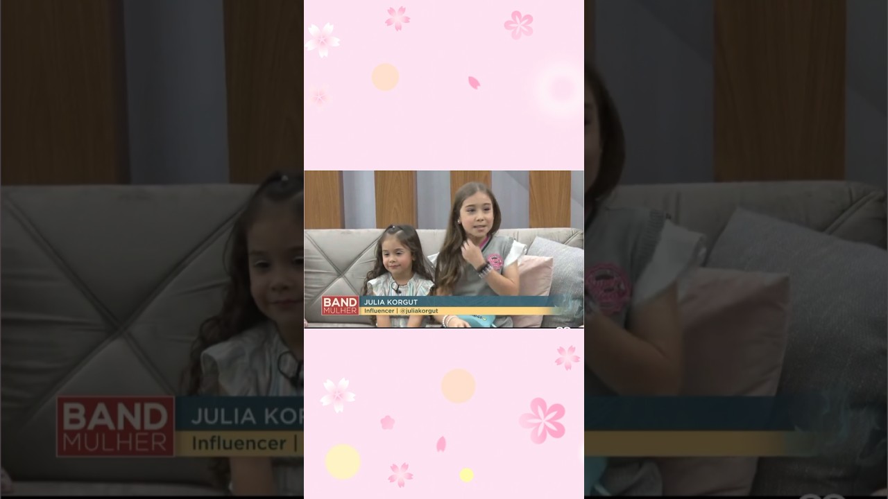 Primeira vez na TV. Foi incr&iacute;vel 💕 #viral #shorst #tv #bandtv #juliakorgut