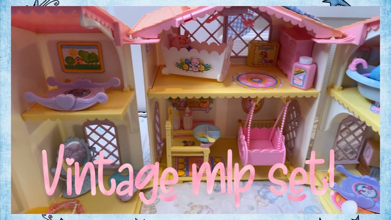 ASMR 1984 My Little Pony G1 Lullaby Nursery set up + play | Furbtastic
