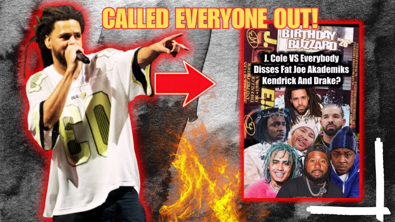 J Cole DISSES Fat Joe, Akademiks, Drake, Kendrick & Lil Pump!?
