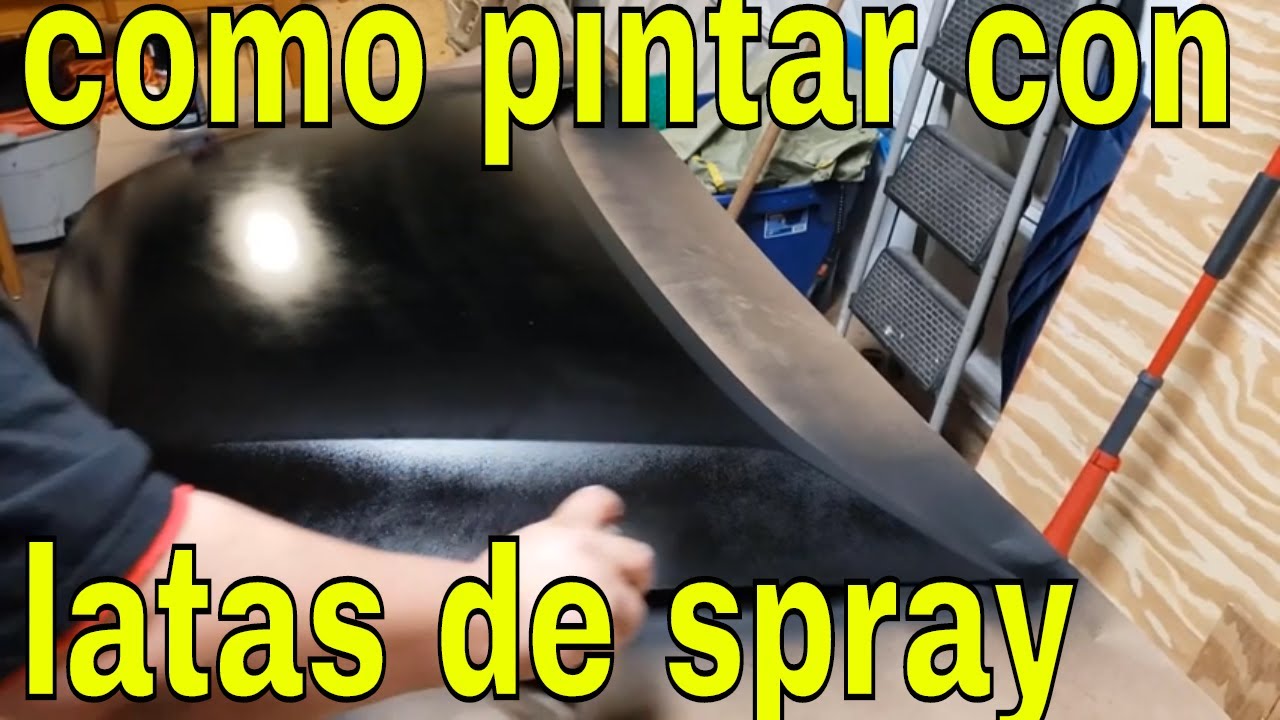 como pintar un carro con pintura en spray