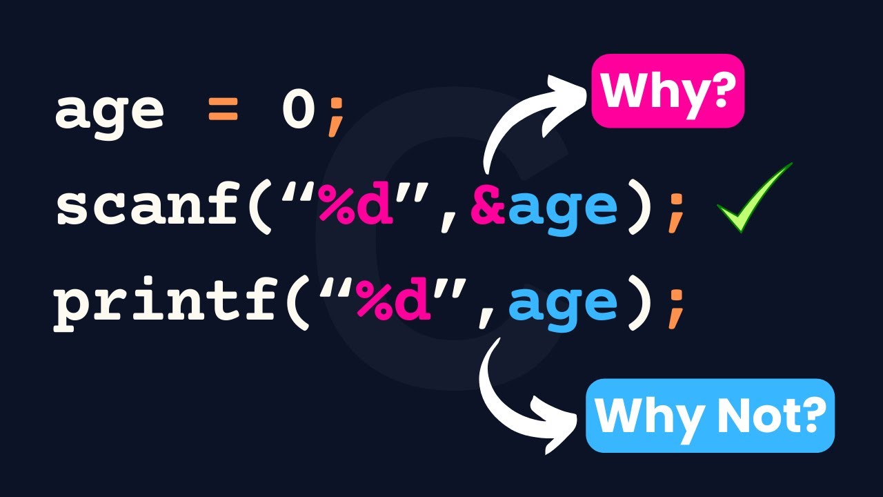 Why we Provide Variables Memory Address for Scanf and not Printf in C Language?