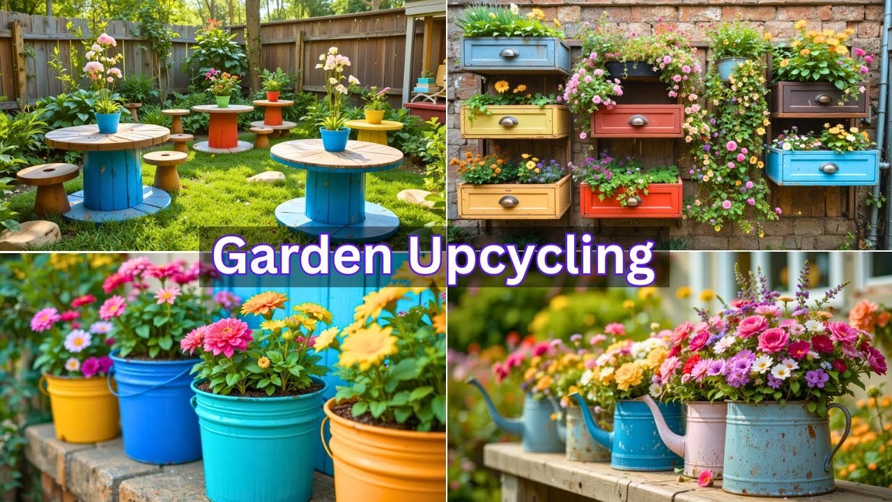 Repurpose Household Discards into Beautiful Planters
