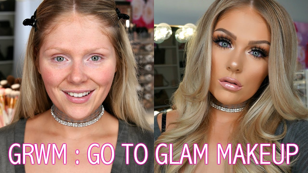 GET READY WITH ME | GO TO GLAM MAKEUP LOOK