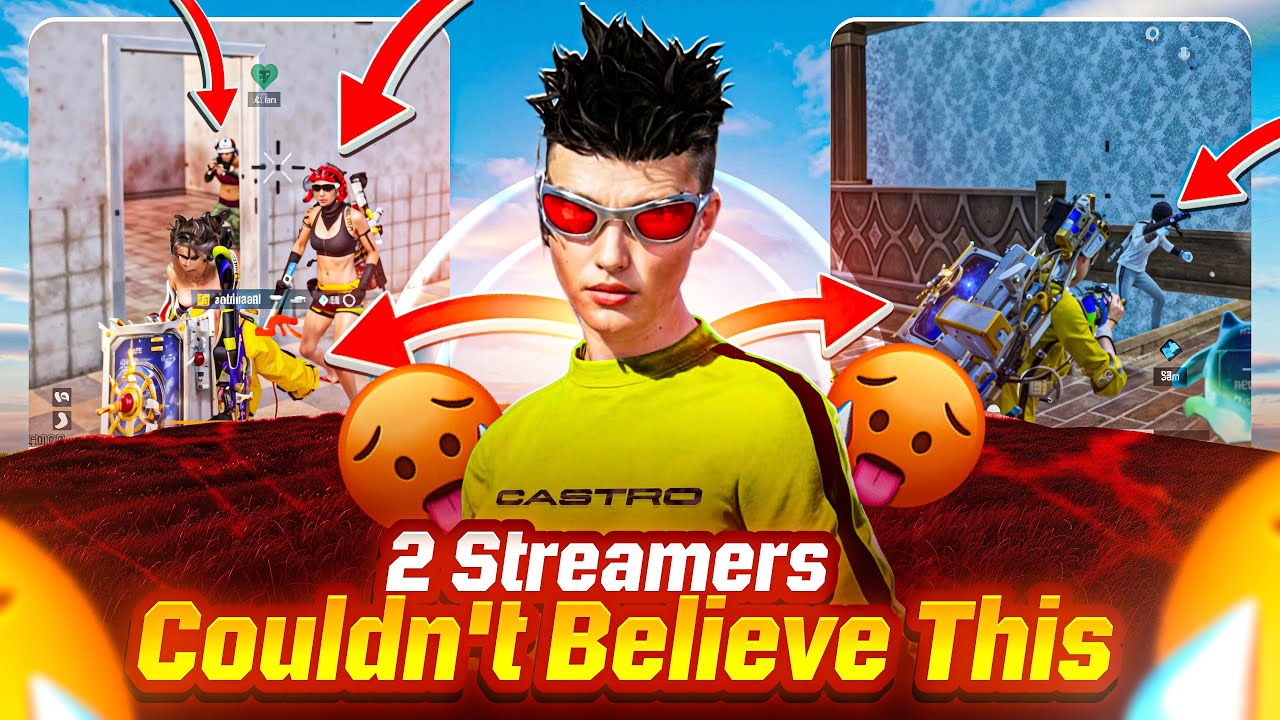 2 Streamers Shocked by My Jiggle💀Intense Clutches New 4.0 UPDATE PUBG Mobile