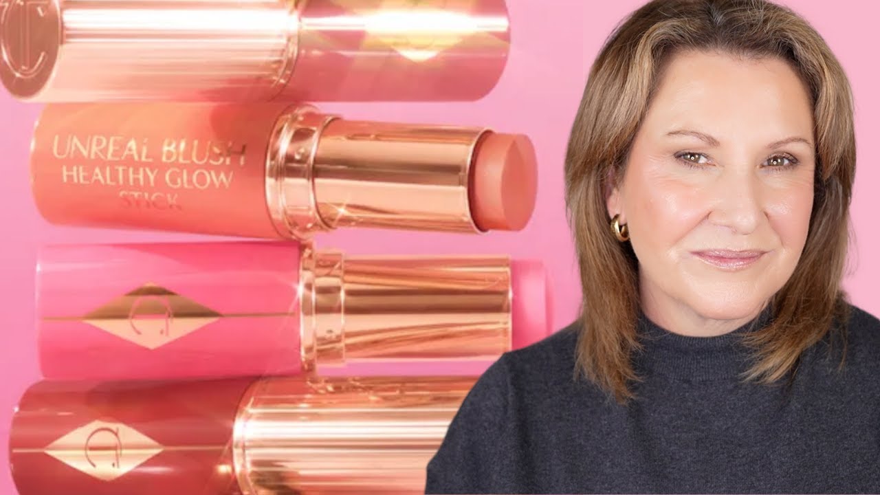 New Makeup Review | Charlotte Tilbury Unreal Cheek Glow Blush Sticks | Rosy Glow & Peachy Glow