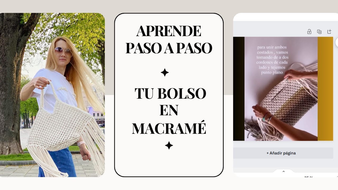 DIY Bolso paso a paso en Macrame