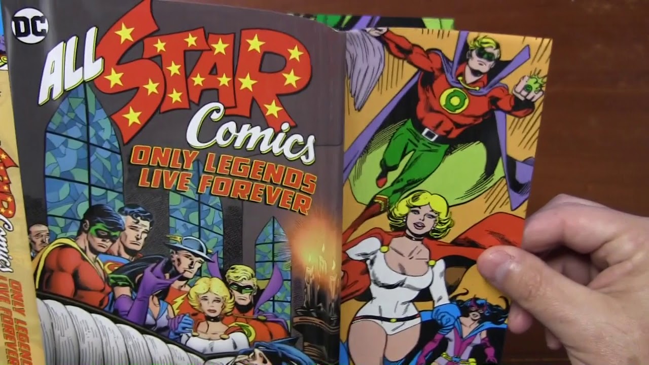 All Star Comics Hardcover Comic Review by PASTIMES Asheville North Carolina