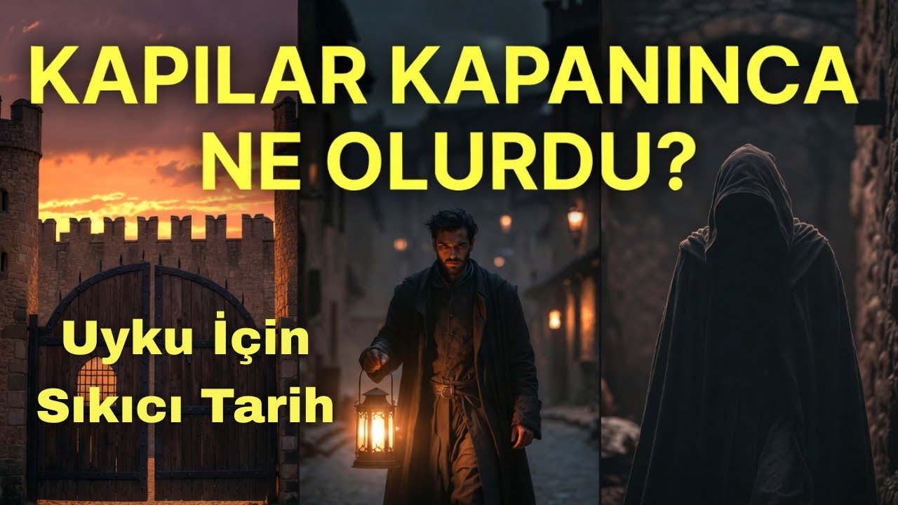 Orta Çağ'da Bir Gece: Kapılar Kapanınca Şehirde Neler Olurdu? 🌙 | Uyku İçin Tarih
