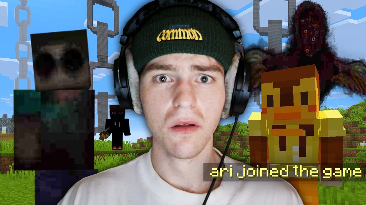 beating the scariest minecraft mod but ari wont shut up